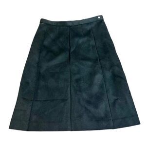 CELINE Paris Modele Depose Wool 90% , Cashmere 10%  Midi Skirt Size: EU 40, US M
